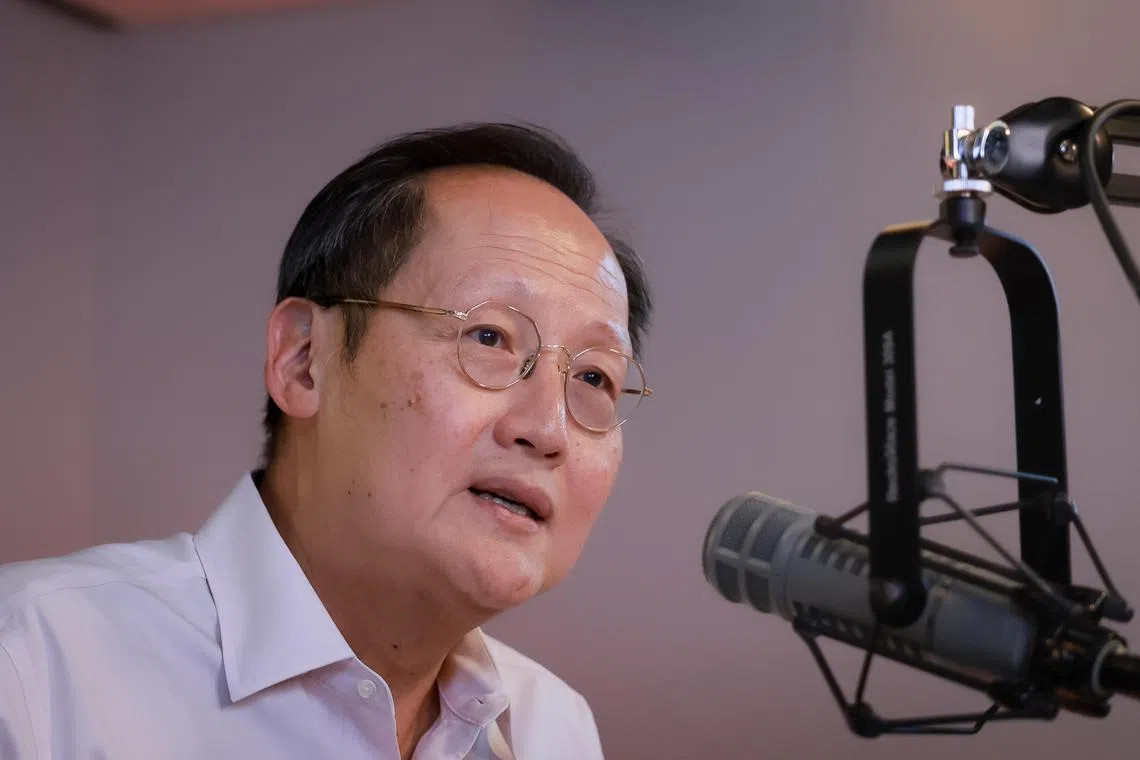 Manpower Minister Tan See Leng urged managers to mentor and encourage young Singaporeans in the 2024 New Year edition of Work Talk podcast.

WorkTalk podcast recording with Manpower Minister Tan See Leng at the Podcast Studio, Dec 26, 2023.