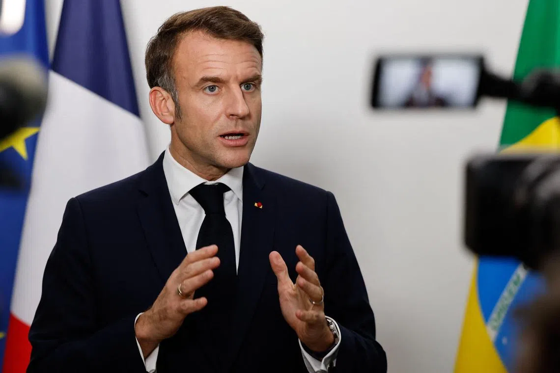France's President Emmanuel Macron also called on Russian President Vladimir Putin to show “reason”.