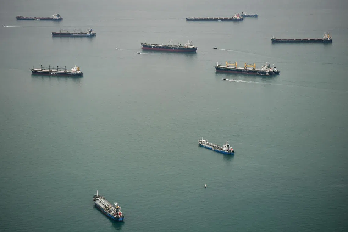 Where idled ships are clustered gives insight into the industry’s bets for a rebound: a large number are positioned near China.