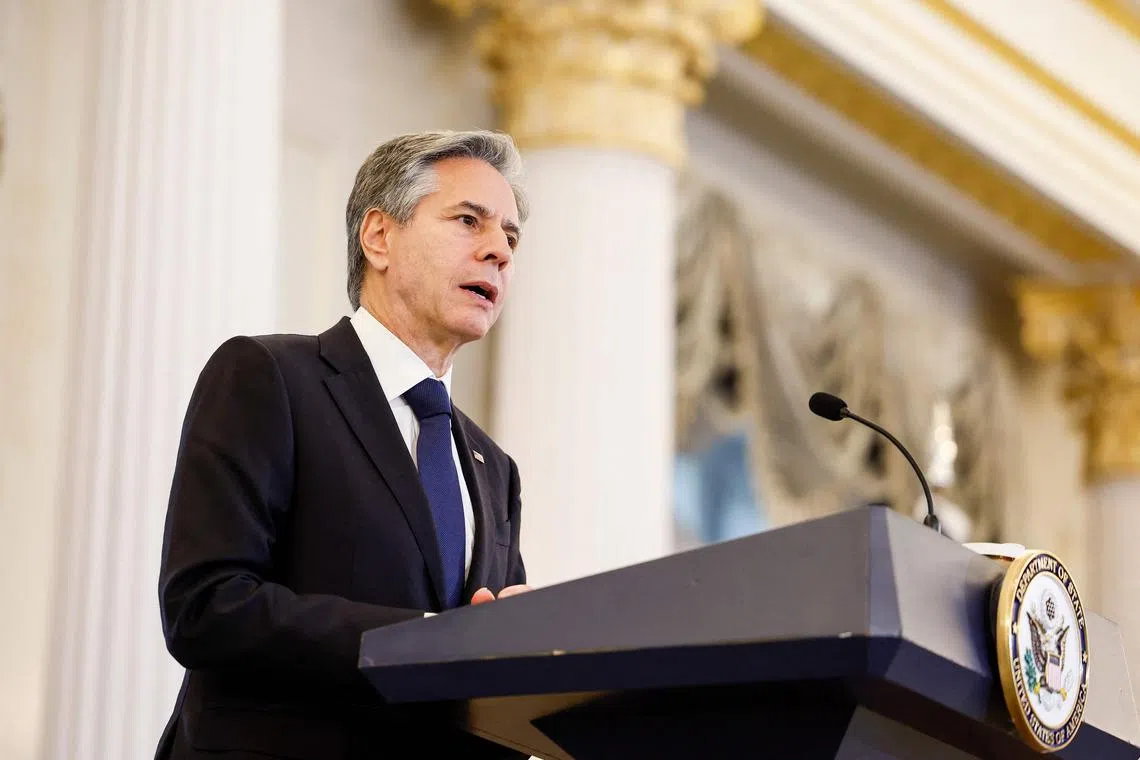 What would make most sense at some point, Mr Antony Blinken said, was an effective and revitalised Palestinian Authority to have governance over Gaza.