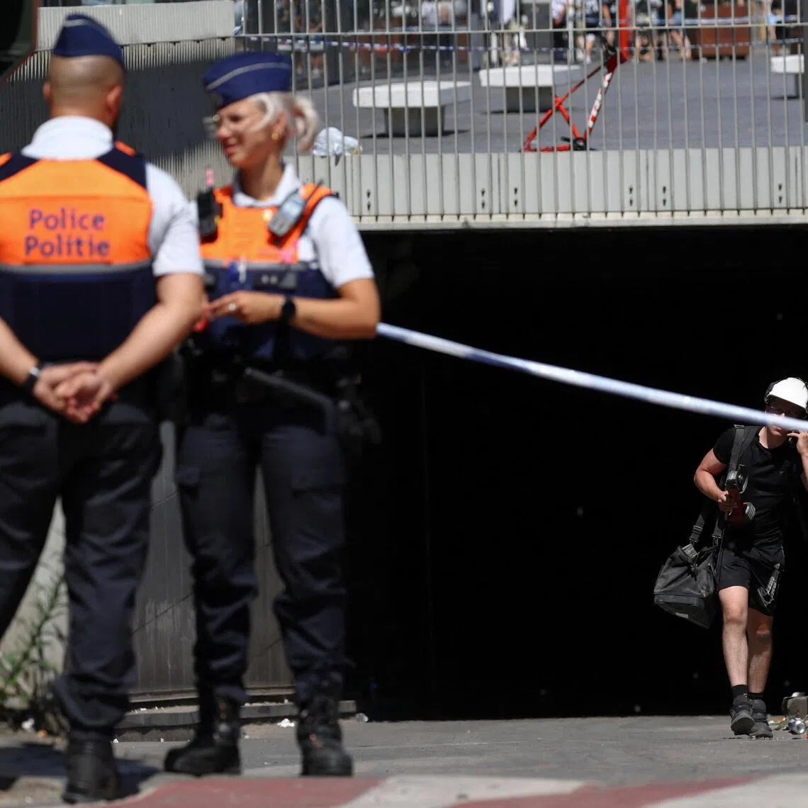 The building was not yet permanently occupied, and only construction workers were believed to be on site.