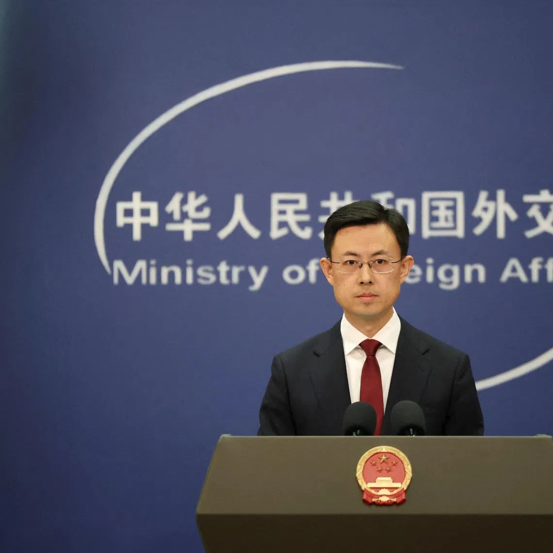 Chinese Foreign Ministry spokesperson Guo Jiakun attends a press conference in Beijing, China January 7, 2025. REUTERS/Florence Lo