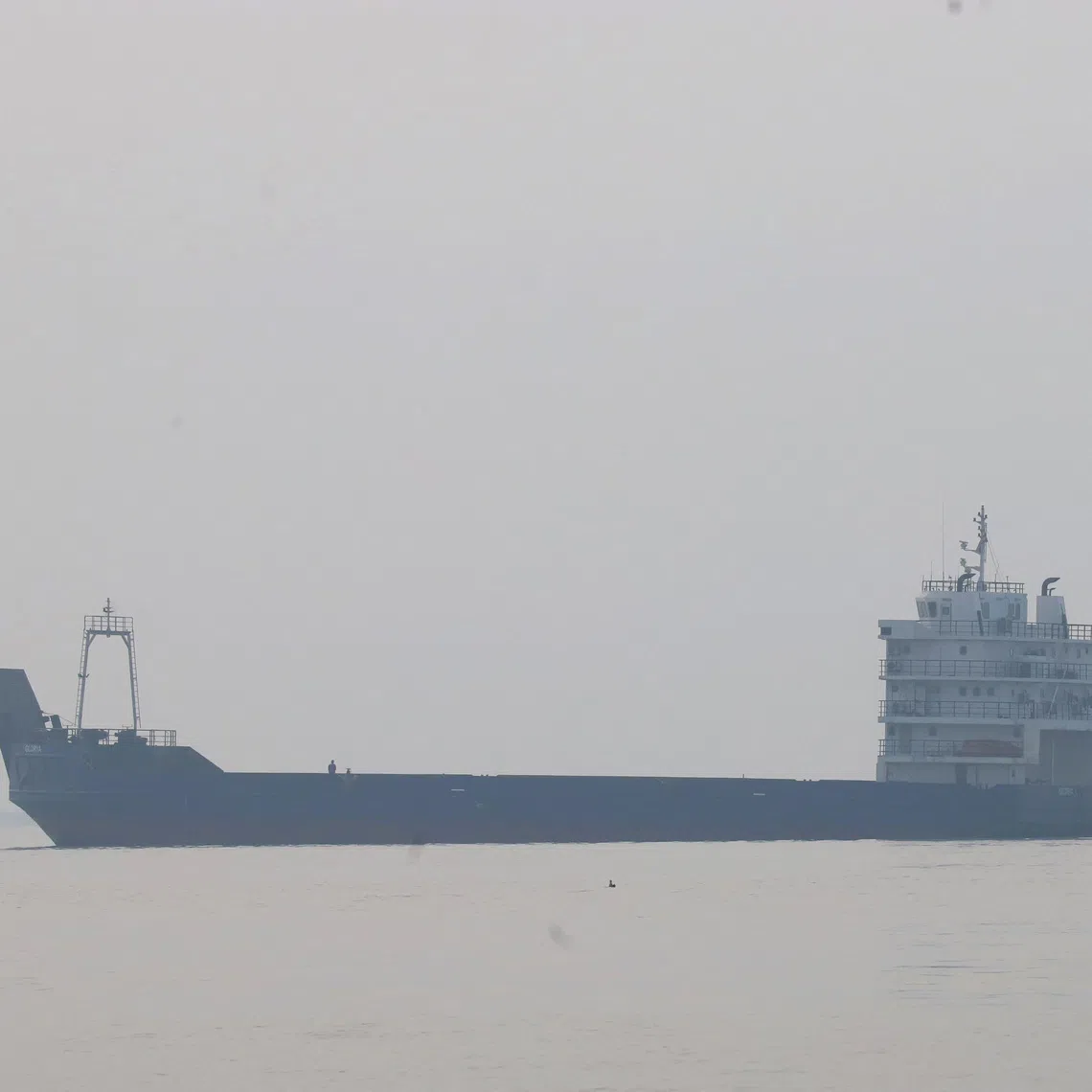 Vessels in the Strait of Hormuz near the beach of Bandar Abbas, Iran, Oct 6, 2026.