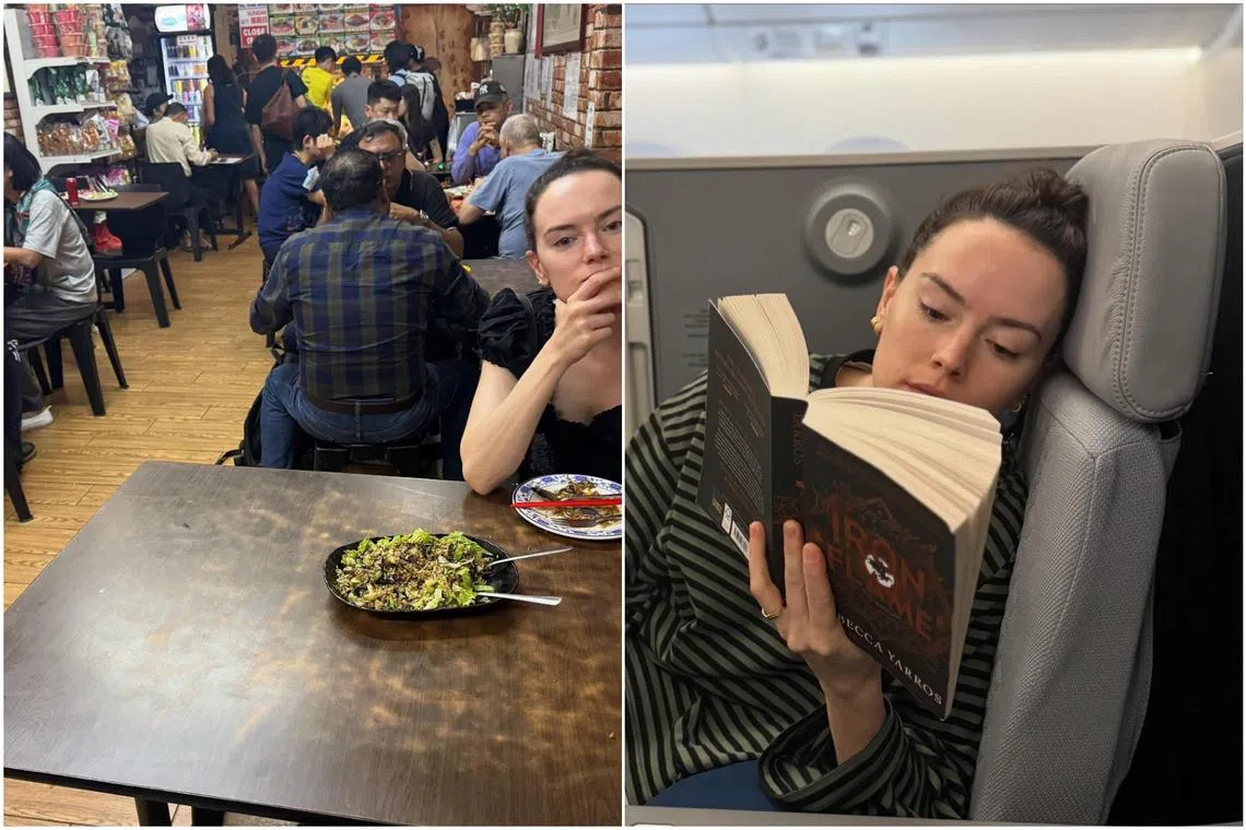 Star Wars actress Daisy Ridley visited Singapore’s Chinatown during the Christmas holidays