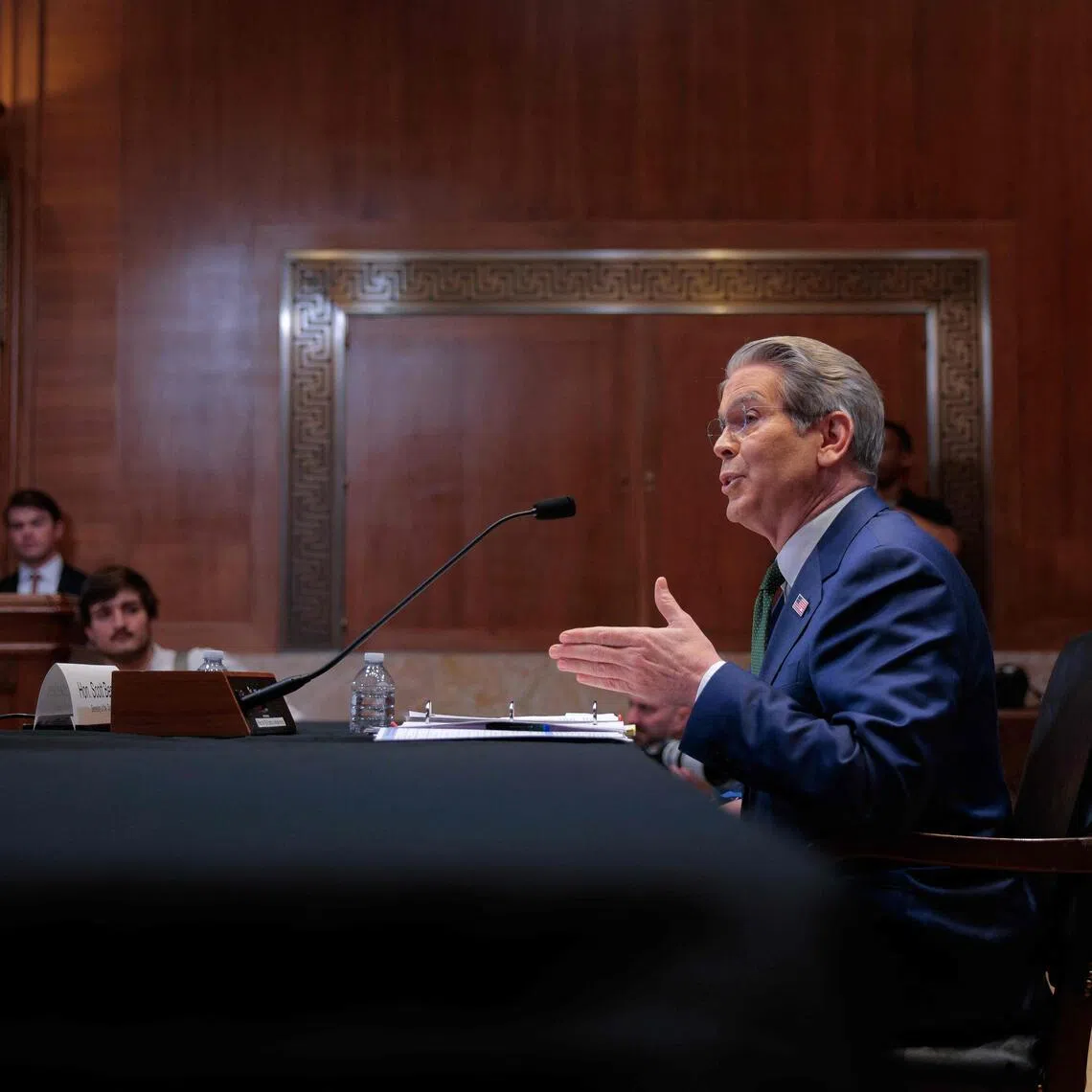 Mr Scott Bessent said the US Treasury Department “will not hesitate to act against any third parties that facilitate or conduct business with Iranian entities”.