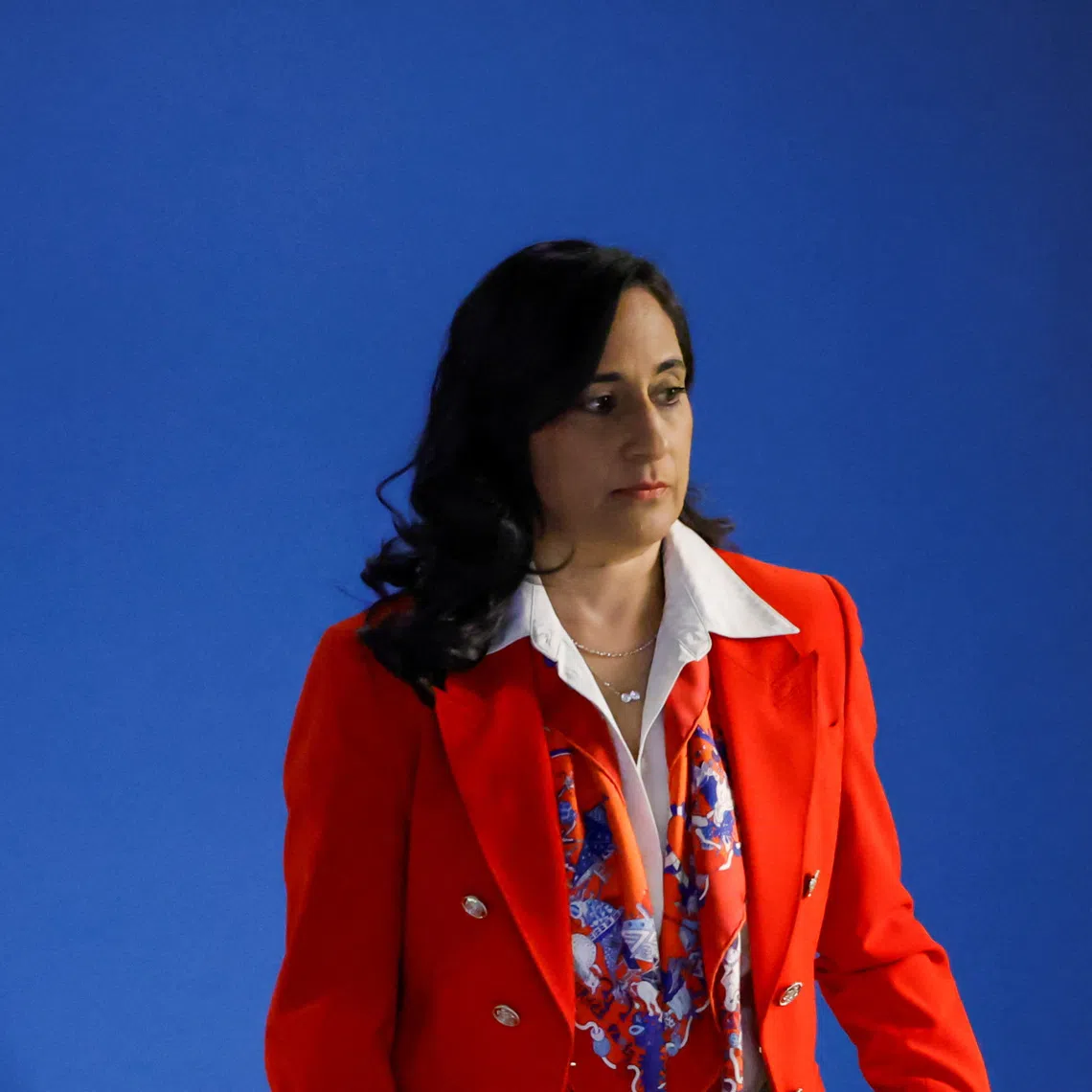 Canada’s Foreign Minister Anita Anand arrives to address the 80th United Nations General Assembly at U.N. headquarters in New York City, U.S., September 29, 2025. REUTERS/Eduardo Munoz