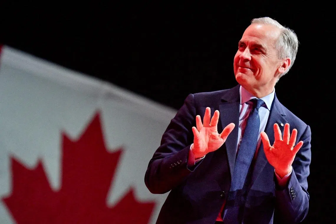 Canada's Prime Minister Mark Carney attends an event at the Liberal Party election night headquarters in Ottawa, Ontario, Canada April 29, 2025. REUTERS/Jennifer Gauthier