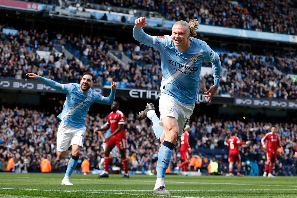 Norwegian striker Erling Haaland has long been compared to a marauding Viking on the pitch as he clocks up records as the fastest player in history to score 100 Premier League goals.