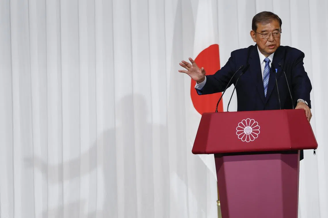 Backing for Mr Ishiba's government nosedived to 34 per cent, while its disapproval rating came to 51 per cent.