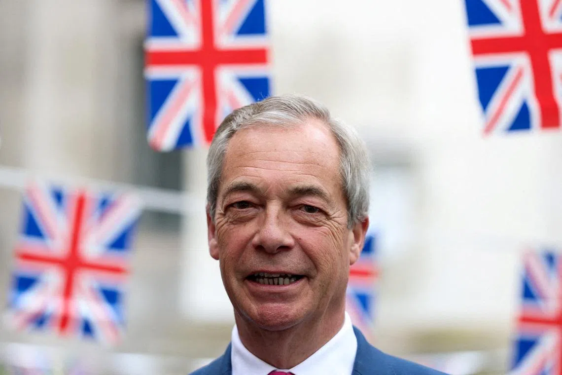 Mr Nigel Farage’s Reform UK said it was proposing to deny visas to people from countries seeking amends for transatlantic slavery.