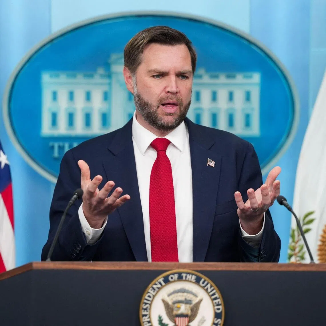 The White House earlier said that Vice-President J.D. Vance and the US delegation were ready to depart for Switzerland as soon as plans for the talks were finalised.