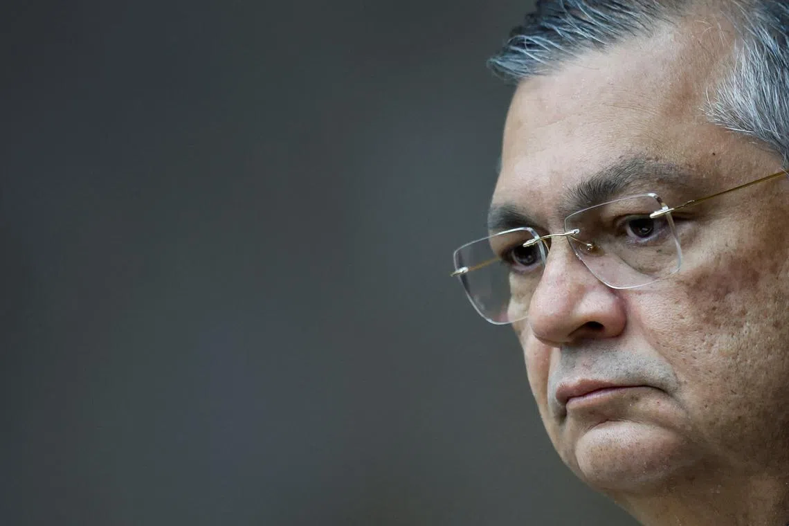 FILE PHOTO: Brazil's Supreme Court Judge Flavio Dino attends a session of the Supreme Court in Brasilia, Brazil, September 4, 2024. REUTERS/Adriano Machado/File photo