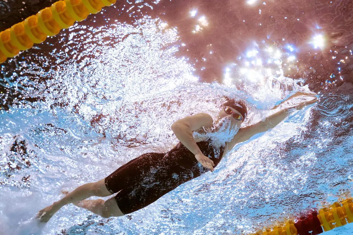 In two days, Singapore’s Gan Ching Hwee has set new national records in the women’s 400m, 800m and 1,500m freestyle.