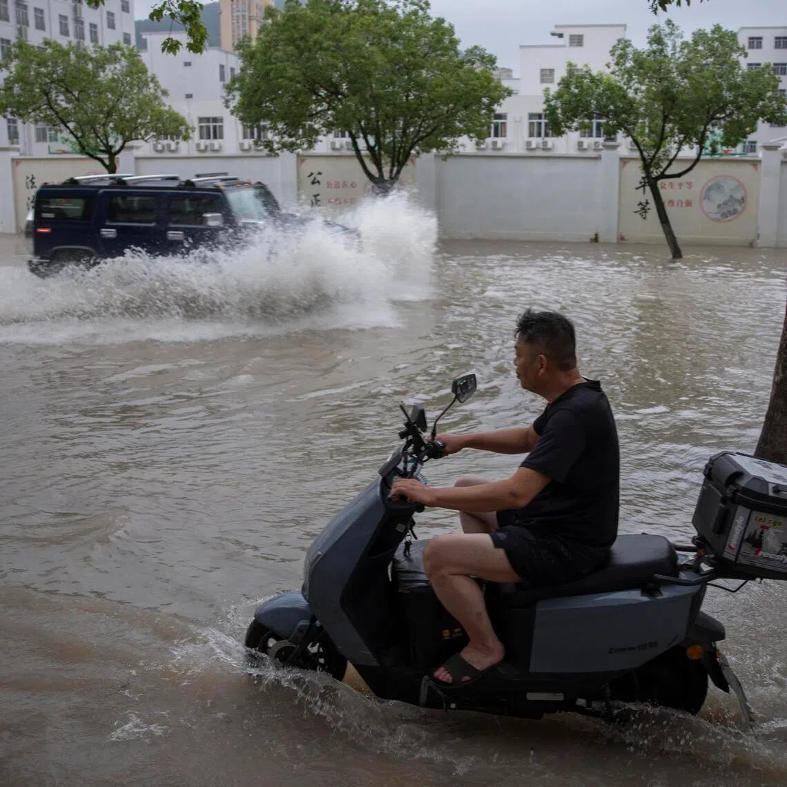 China largely avoided the extreme rains and floods that some models had predicted as Bavi approached the country late last week.
