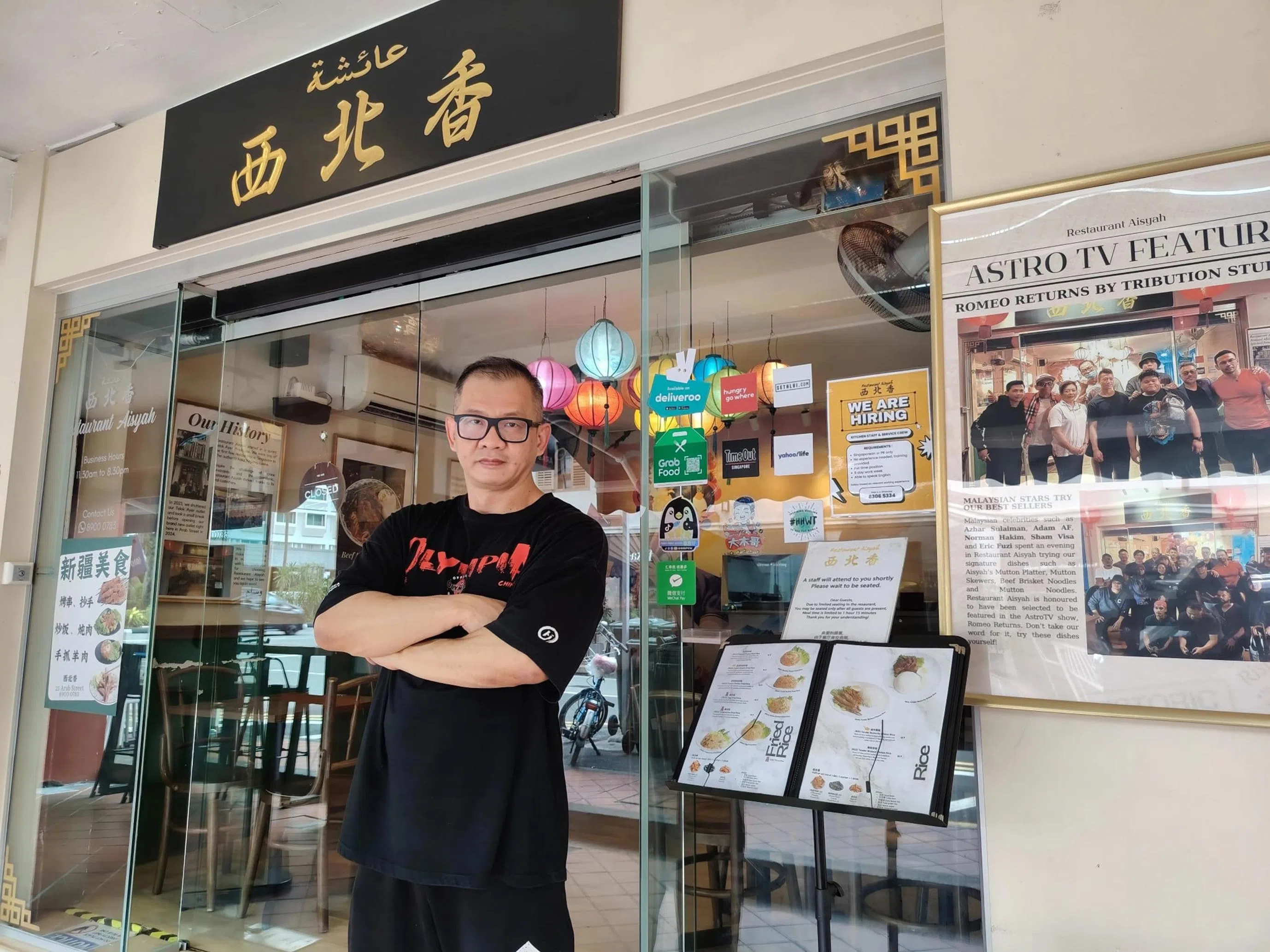 Restaurant Aisyah owner Andy Chee says that rental pressures predated the arrival of Chinese brands.