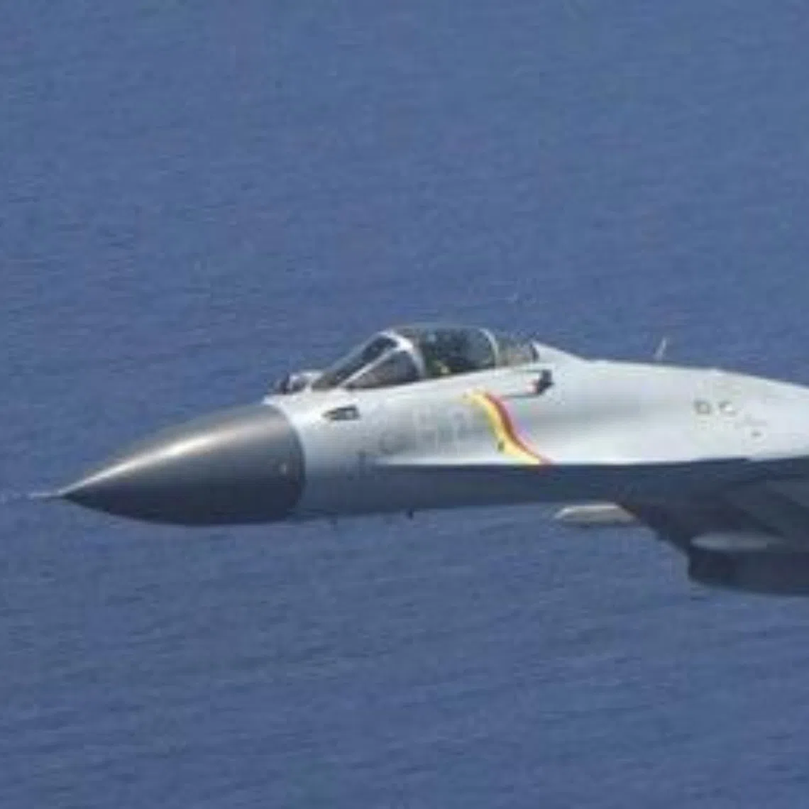 A Chinese J-15 aircraft from the carrier Liaoning locked its radar on Japan Air Self-Defense Force aircraft.