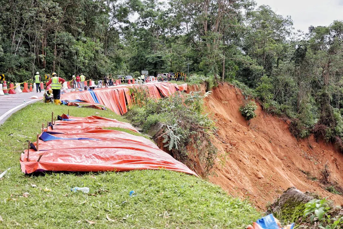 A landslide hit a campsite near Genting Highlands in the early hours of Friday.