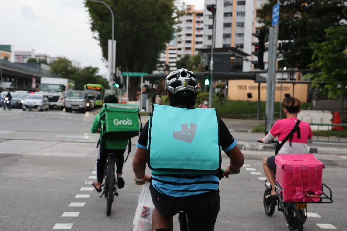 Delivery riders do not have the option of pacing themselves, as they are paid based on the number of deliveries.