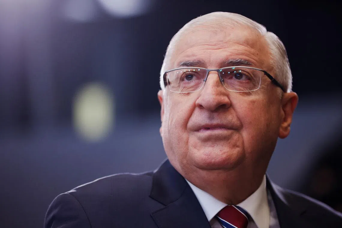 FILE PHOTO: Turkey's Defence Minister Yasar Guler attends a meeting of the North Atlantic Council in the NATO defence ministers' session together with Sweden as the invitee, at the Alliance's headquarters in Brussels, Belgium February 15, 2024. REUTERS/Johanna Geron/File Photo