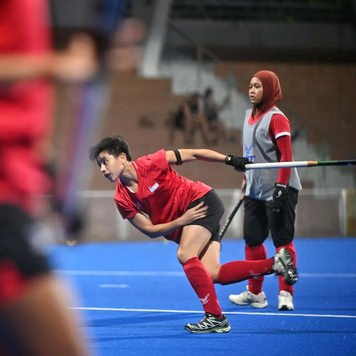 Ivy Chan had represented Singapore in both hockey and rugby.