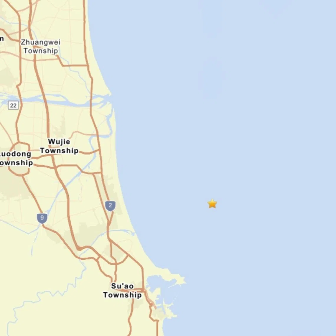 The quake briefly shook buildings in the capital Taipei and had a depth of 66.8km, the weather administration said.