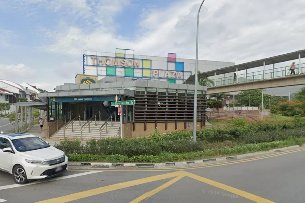 Thomson Plaza serves nearby estates along Upper Thomson Road and is anchored by a supermarket and enrichment centres.