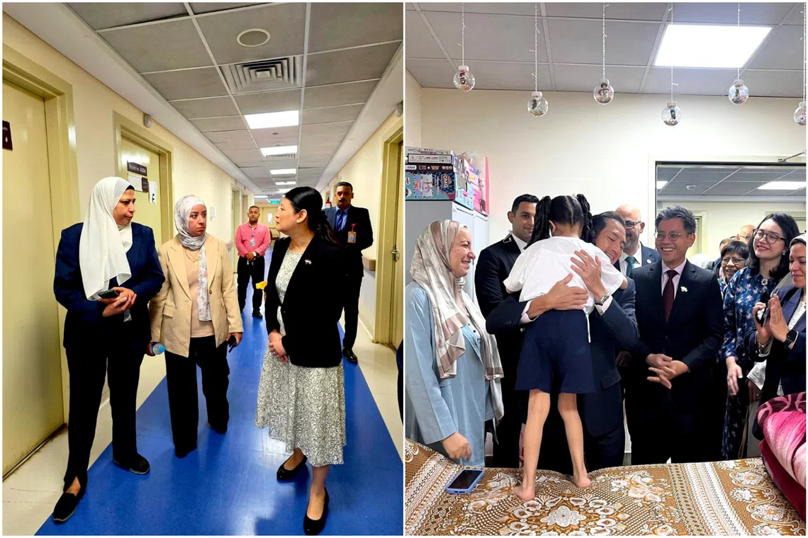 A Singaporean team of healthcare professionals specialising in treating children visited Nasser Institute Hospital in Cairo, Egypt, between Sept 20 and 22.