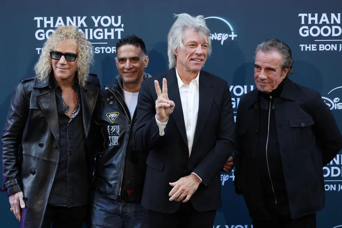 Bon Jovi docuseries allows peek at rock band's private history | The  Straits Times