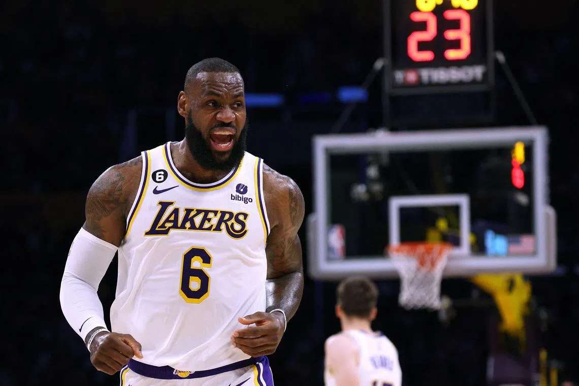 Los Angeles Lakers star LeBron James is happy about his team's strong finish to the regular season and has urged his teammates to build on the momentum.