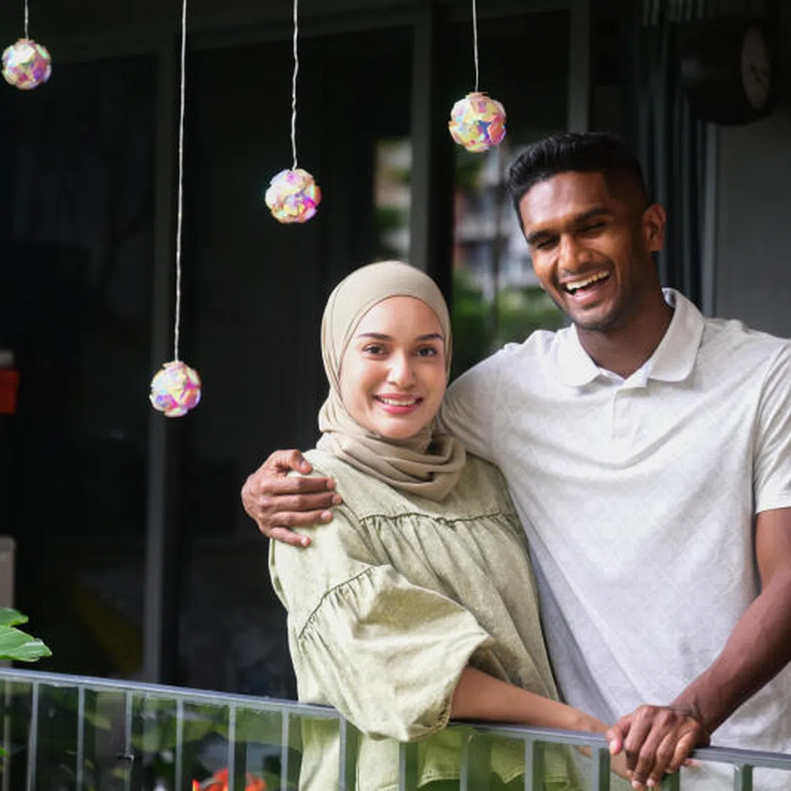 National football captain Hariss Harun and his wife, Ms Syahirah Mohamad, said their parenting journey has been one of trial and error. 