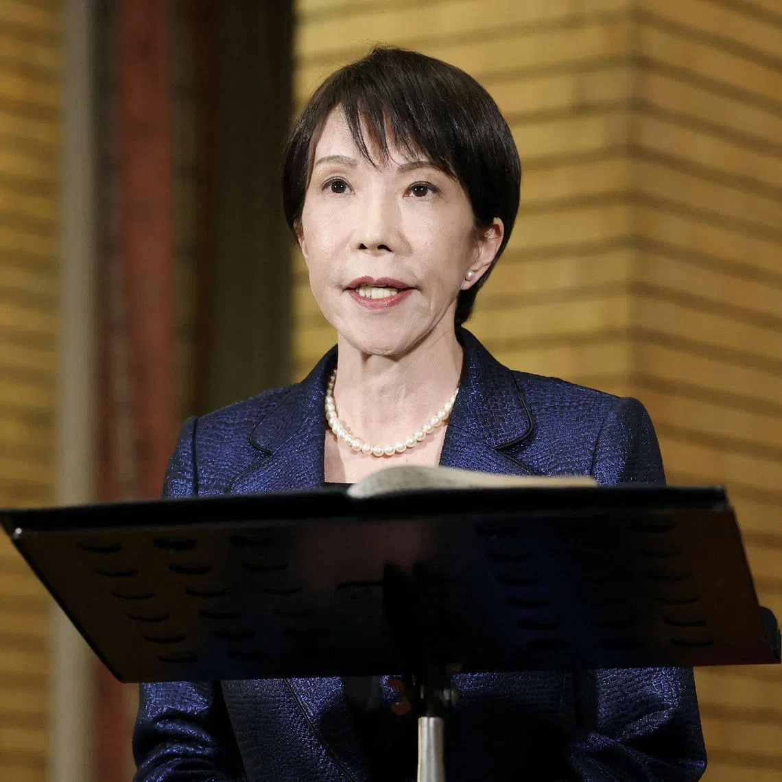 Japan's Prime Minister Sanae Takaichi said the country does not currently plan to dispatch naval vessels to escort ships in the Middle East.