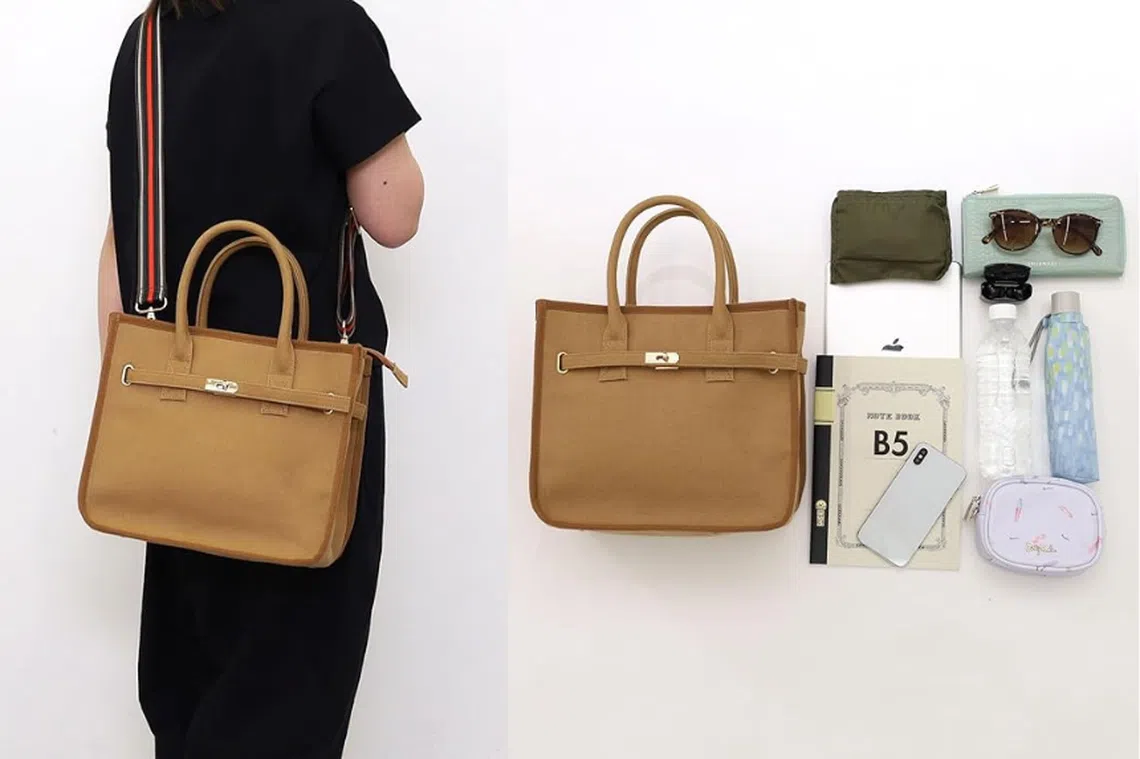 Canvas Tote Bag Crossbody