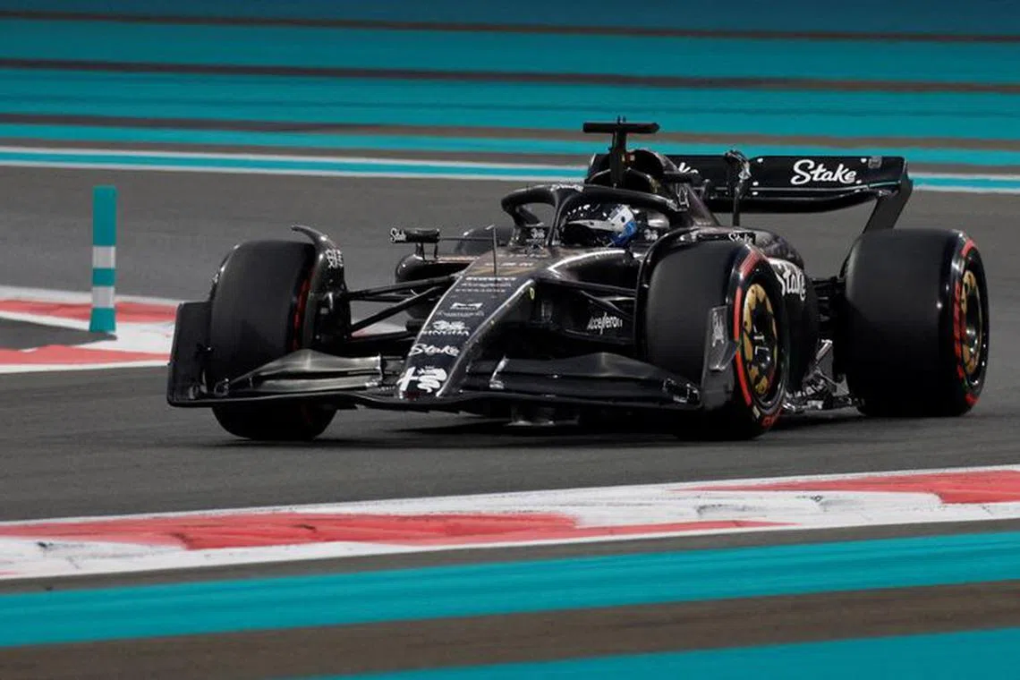 FILE PHOTO: Formula One F1 - Abu Dhabi Grand Prix - Yas Marina Circuit, Abu Dhabi, United Arab Emirates - November 24, 2023 Alfa Romeo's Valtteri Bottas in action during practice REUTERS/Hamad I Mohammed/File Photo