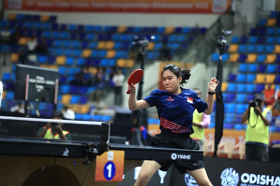Tan Zhao Yun shines as S’pore women earn bronze at Asian Table Tennis Team C’ships