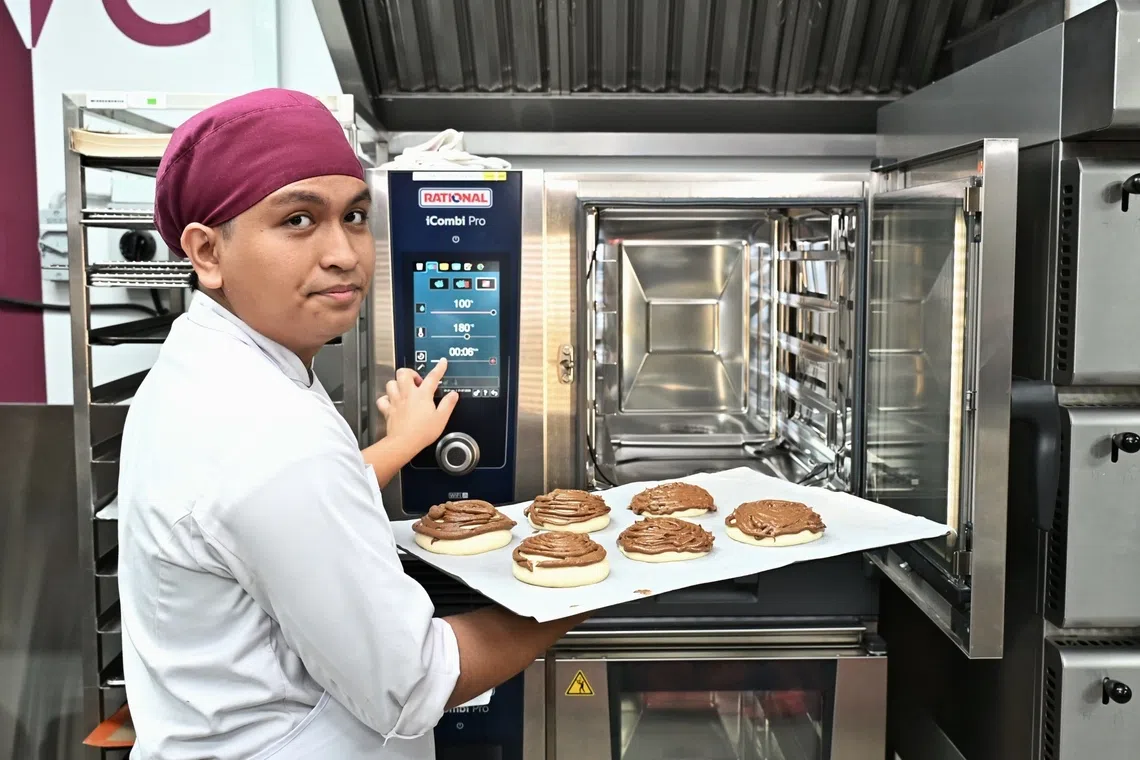 Since Secondary 4, Afiq Anaqi Ramlan was his family’s sole breadwinner, yet earned a perfect GPA in his Nitec in Pastry & Baking.