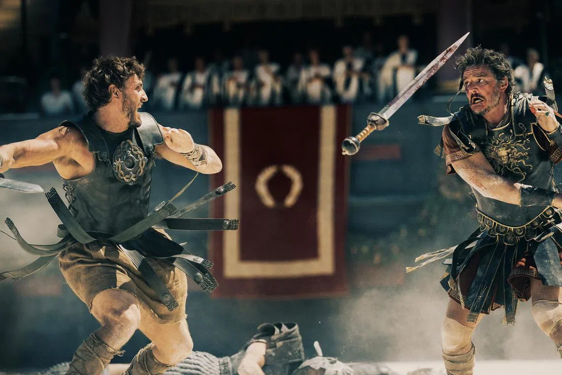 jsmovie13 - Pedro Pascal (right) and Paul Mescal in Gladiator II



Source/copyright: UIP