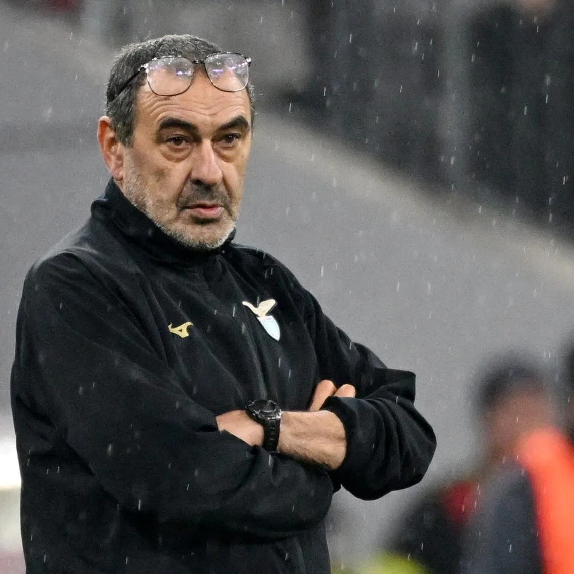 Soccer Football - Champions League - Round of 16 - Second Leg - Bayern Munich v Lazio - Allianz Arena, Munich, Germany - March 5, 2024 Lazio coach Maurizio Sarri REUTERS/Angelika Warmuth/File Photo