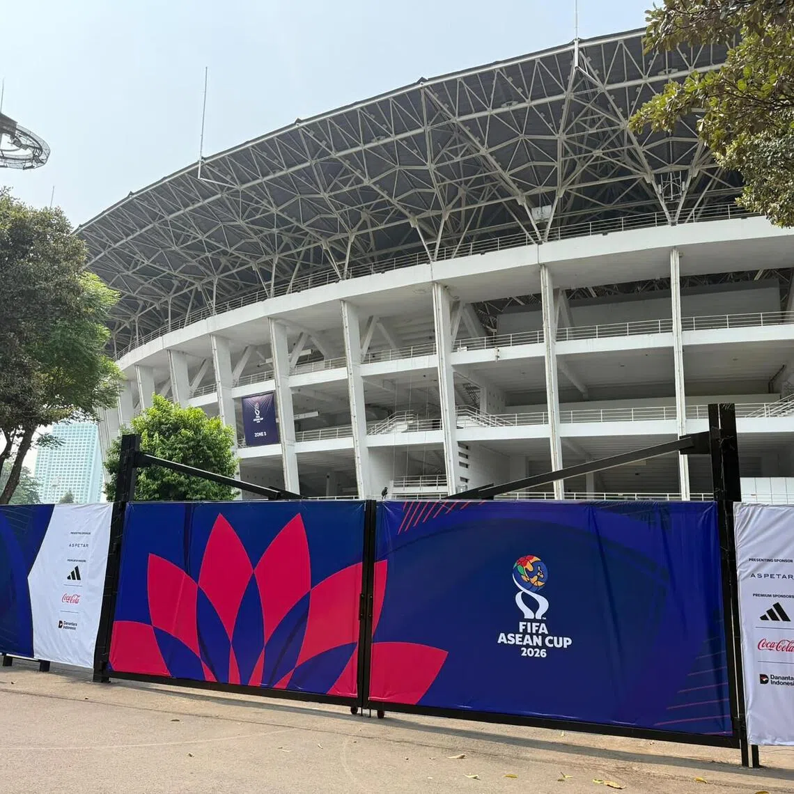 The Gelora Bung Karno Stadium is ready to host the inaugural FIFA ASEAN Cup as nearly 80,000 fans are expected to watch Indonesia face Singapore.