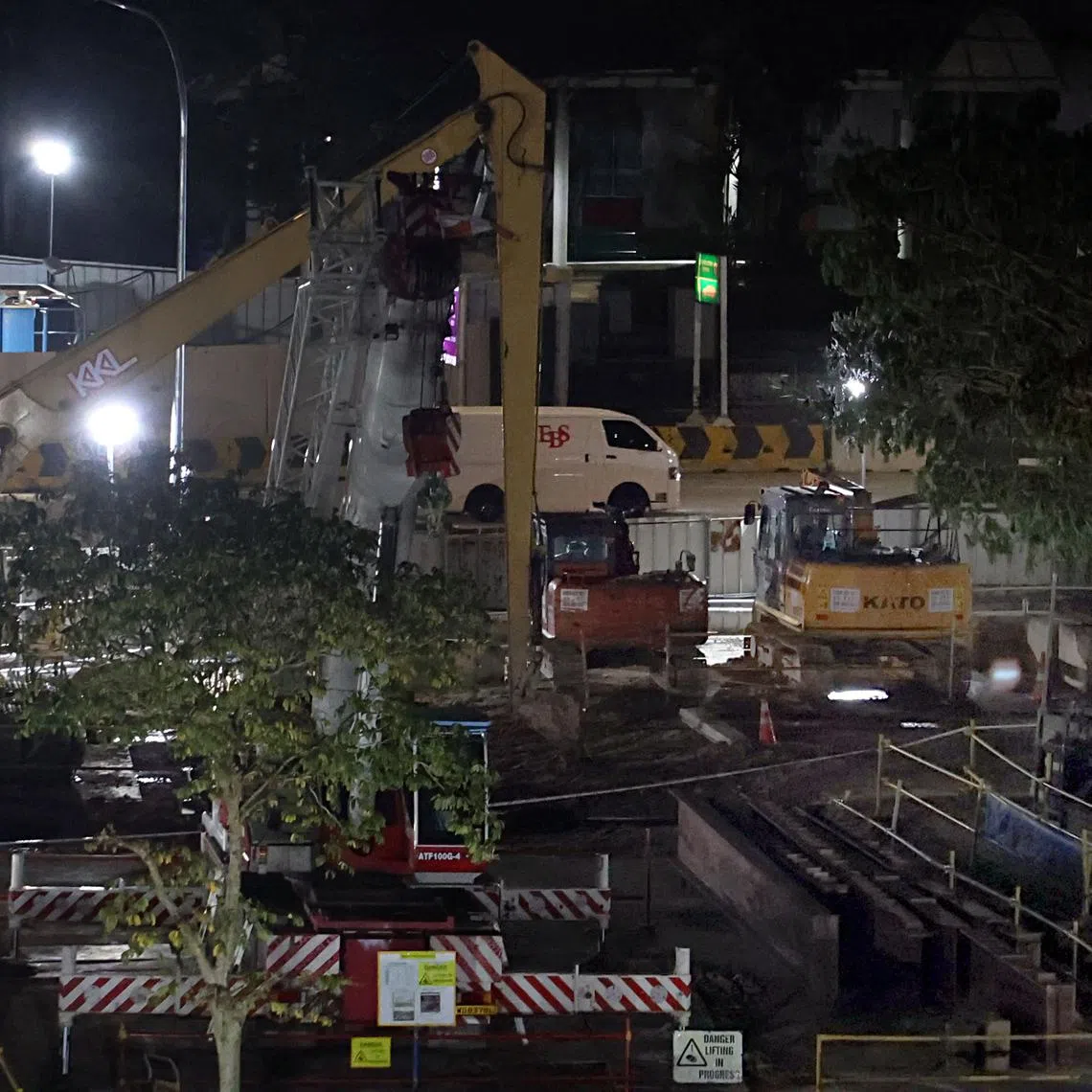 The war relic was discovered at a construction site along Ang Mo Kio Avenue 1 towards Marymount Road.