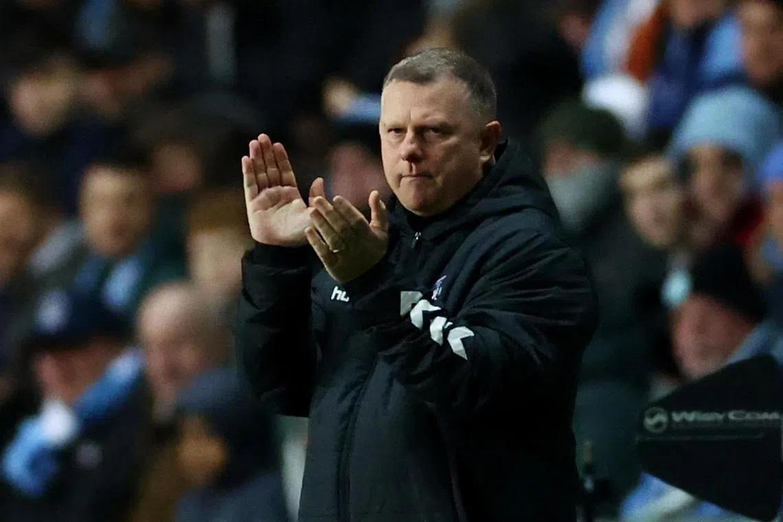 Coventry City manager Mark Robins will face his former club Manchester United in the FA Cup semi-finals on April 21.