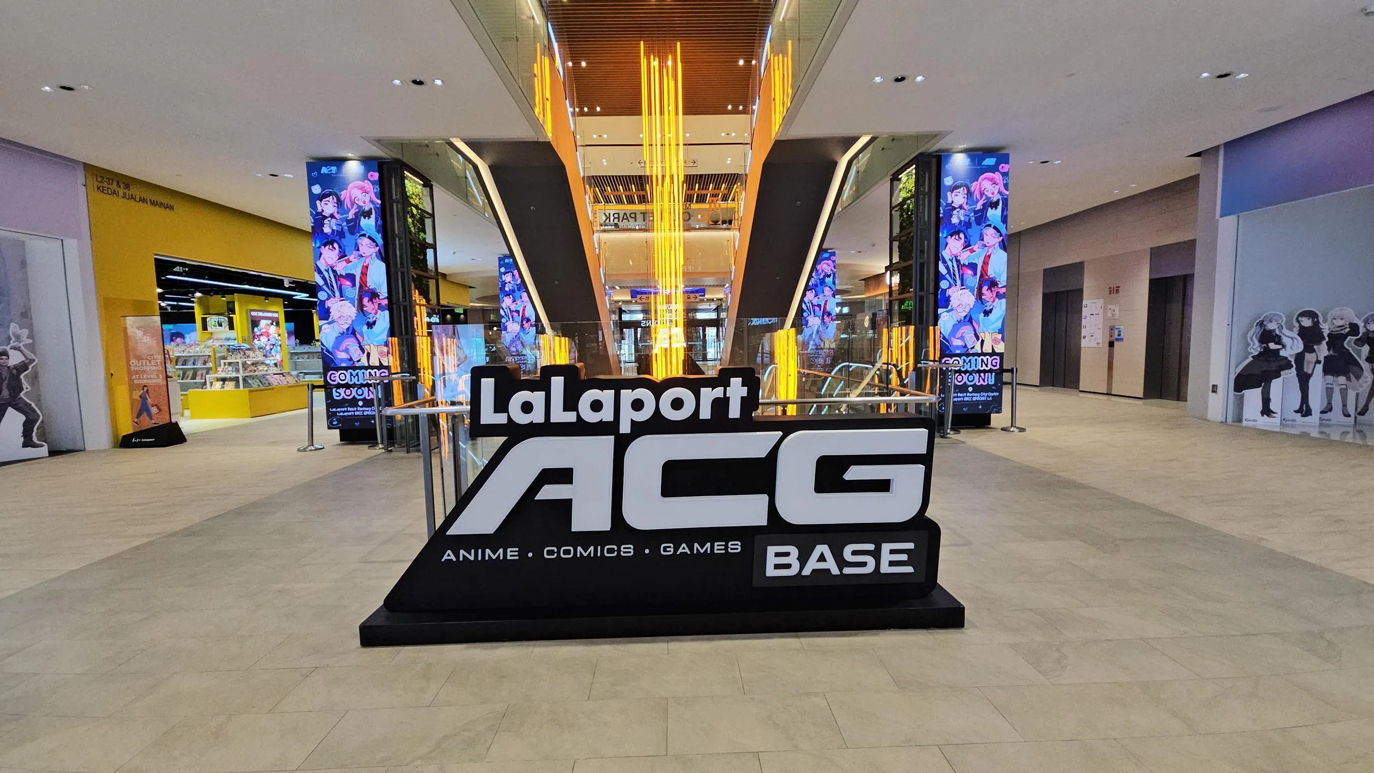 Anime fans can shop for merchandise at LaLaport Bukit Bintang City Centre.