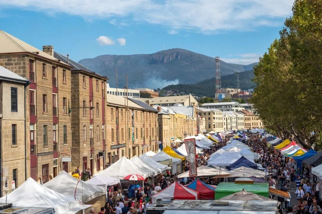 Tasmania’s famous Salamanca Market