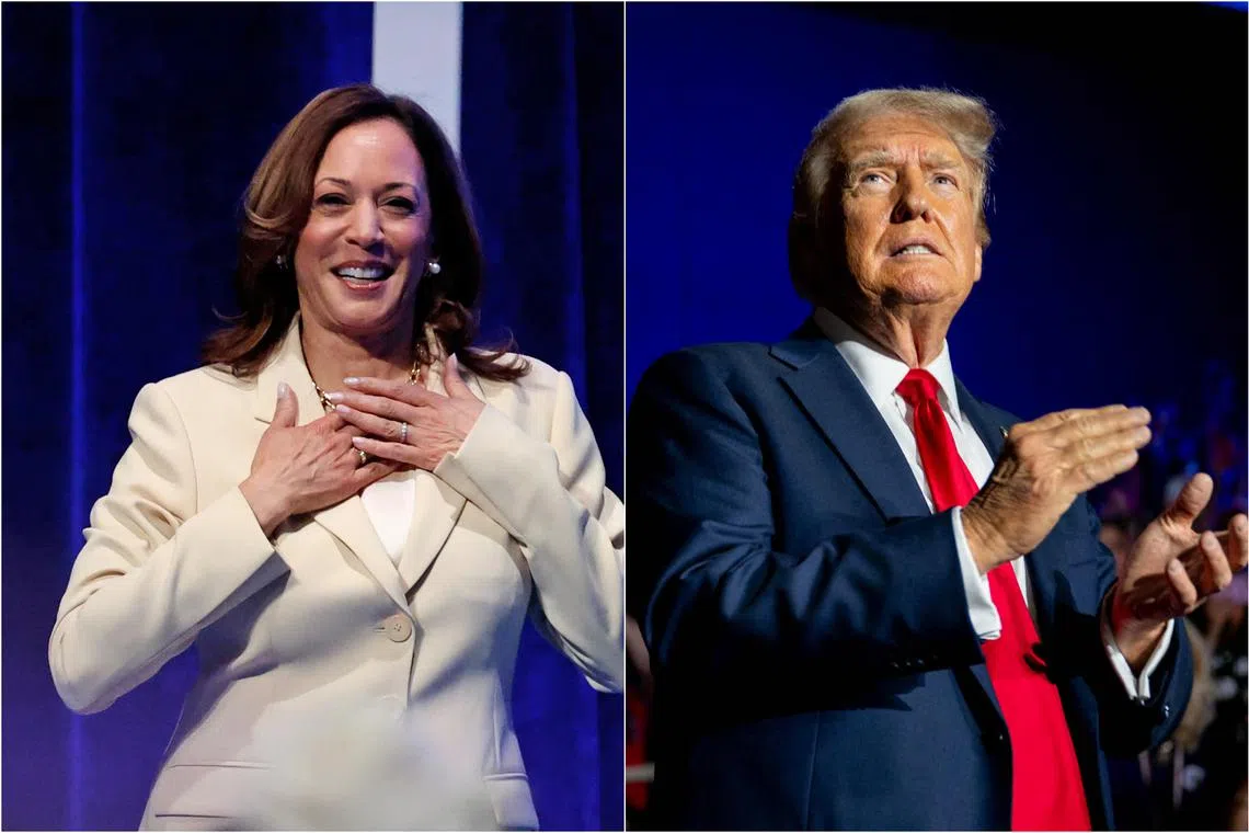 The US presidential election is now a battle between a man and a woman.