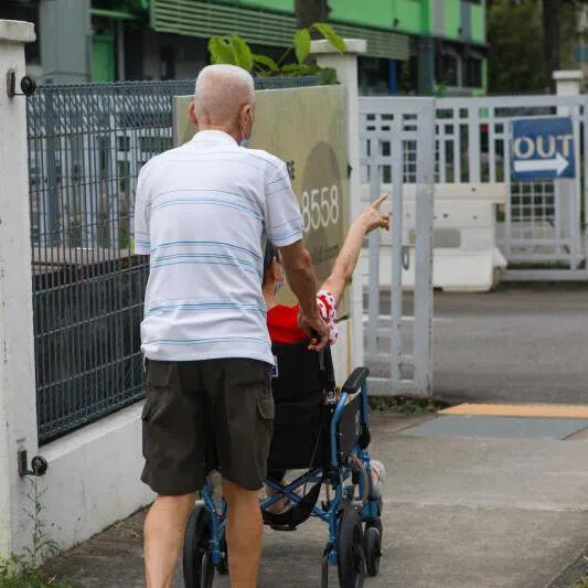 When one elderly person suffers a fall or an illness, the caregiving burden often falls on a frail spouse, say the writers.