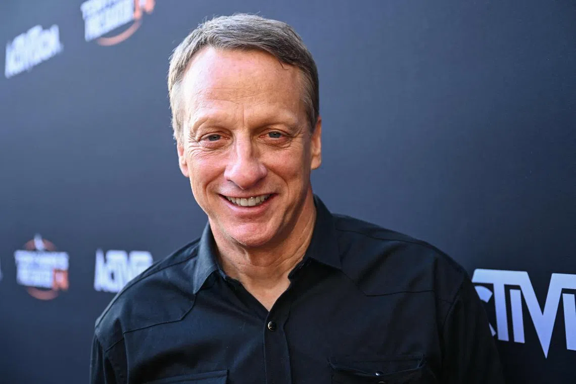 Other items up for sale include Hawk's signed helmet, knee pads, sneakers, and the 1999 X Games Vert Finals bronze medal.