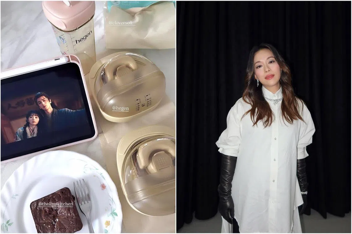 Actress Rebecca Lim (right) shared on her Instagram that she has caught the Pursuit Of Jade fever. 
