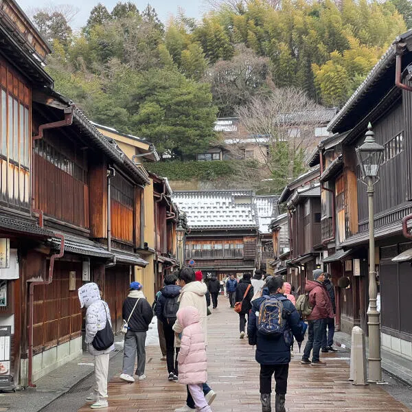 Kanazawa's geisha district is more intimate than Kyoto's, says the writer. 