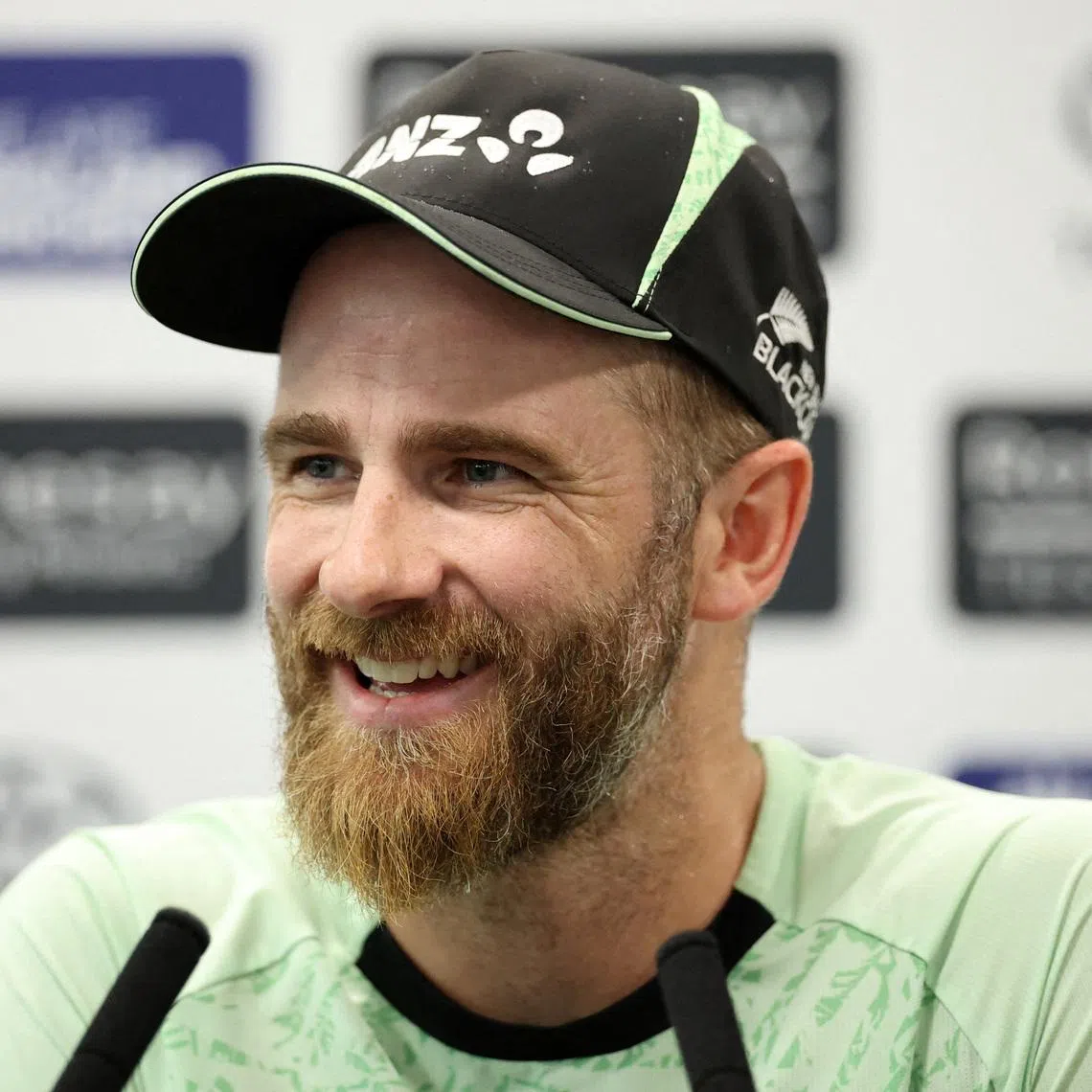 FILE PHOTO: Cricket - England v New Zealand - First Test - New Zealand Press Conference - Lord's Cricket Ground, London, Britain - June 2, 2026 New Zealand's Kane Williamson during the press conference Action Images via Reuters/Andrew Boyers/File Photo
