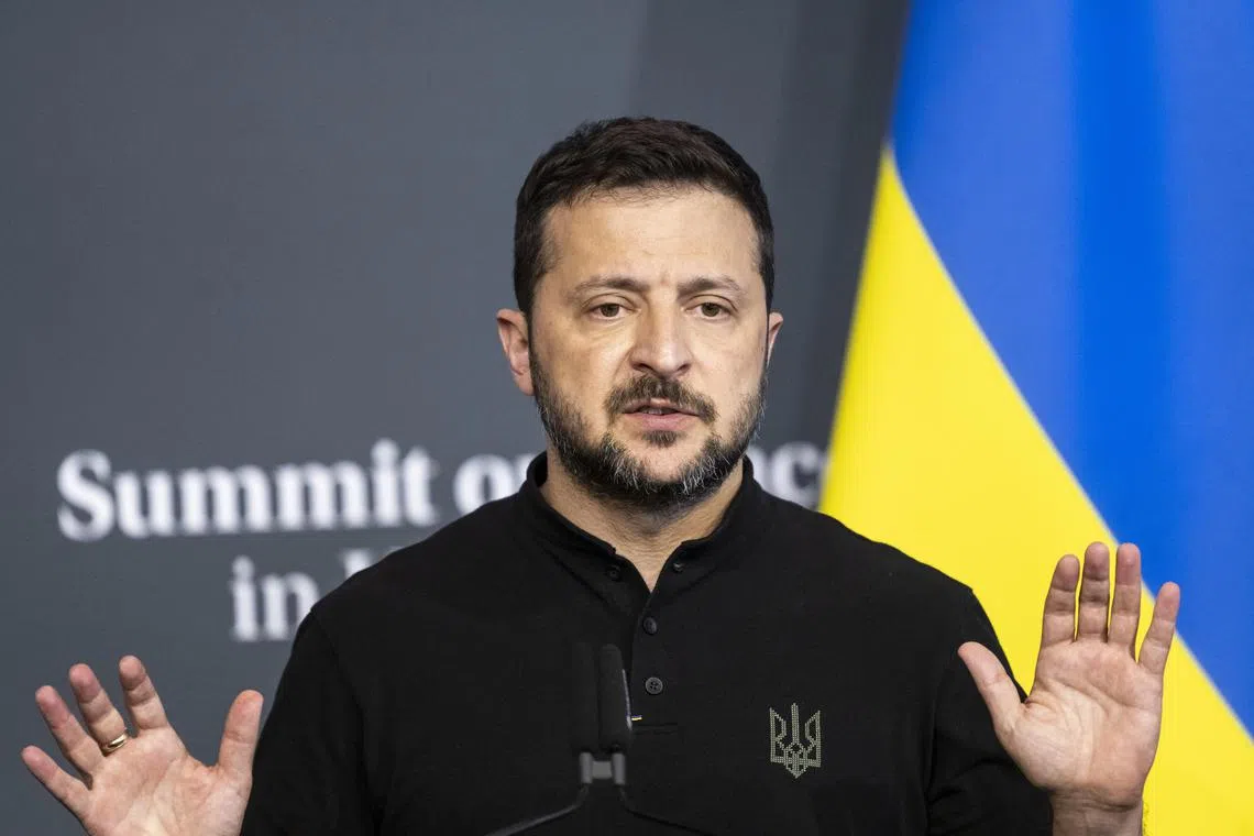 Ukrainian President Volodymyr Zelensky is pressing for a full Russian withdrawal.