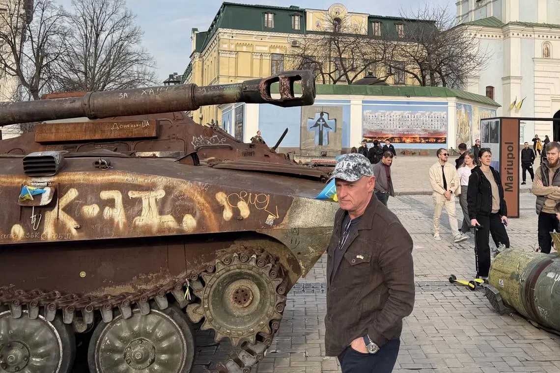 Mr Kelly, who visited Ukraine over the weekend, said it was important that Americans stand with the war-torn country.